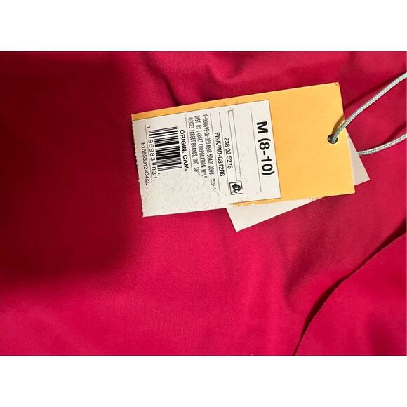 Kona Sol Pink One Shoulder Ruffle One Piece Swimsuit With Padding Size Medium - Picture 5 of 5